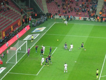 Galatasaray on the attack.